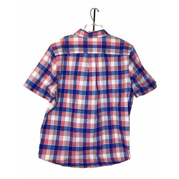 Children’s Place  Plaid Poplin Button Up Shirt - Sweet Pea Size Boys Large Lot 5 - Picture 15 of 16